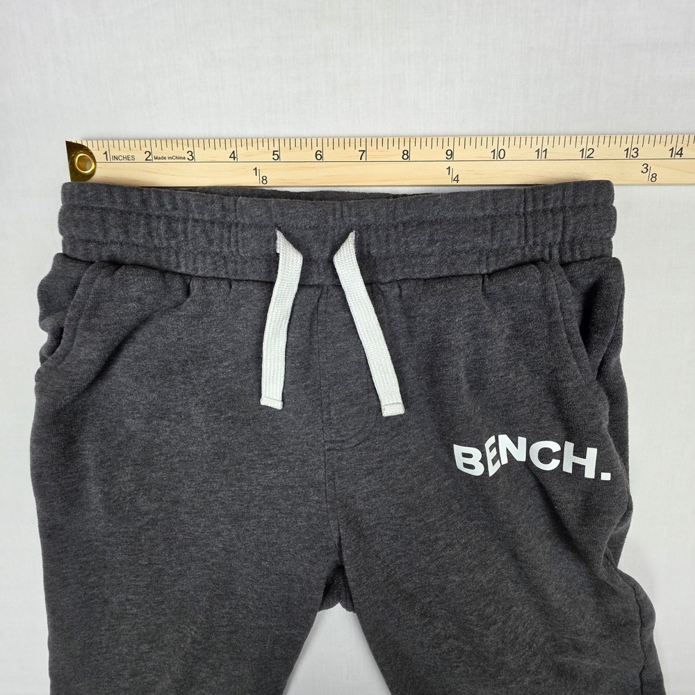 Bench Fleece Jogger Sweatpants Kids XL 14/16 Gray Logo Drawstring Cotton Blend - Picture 3 of 9